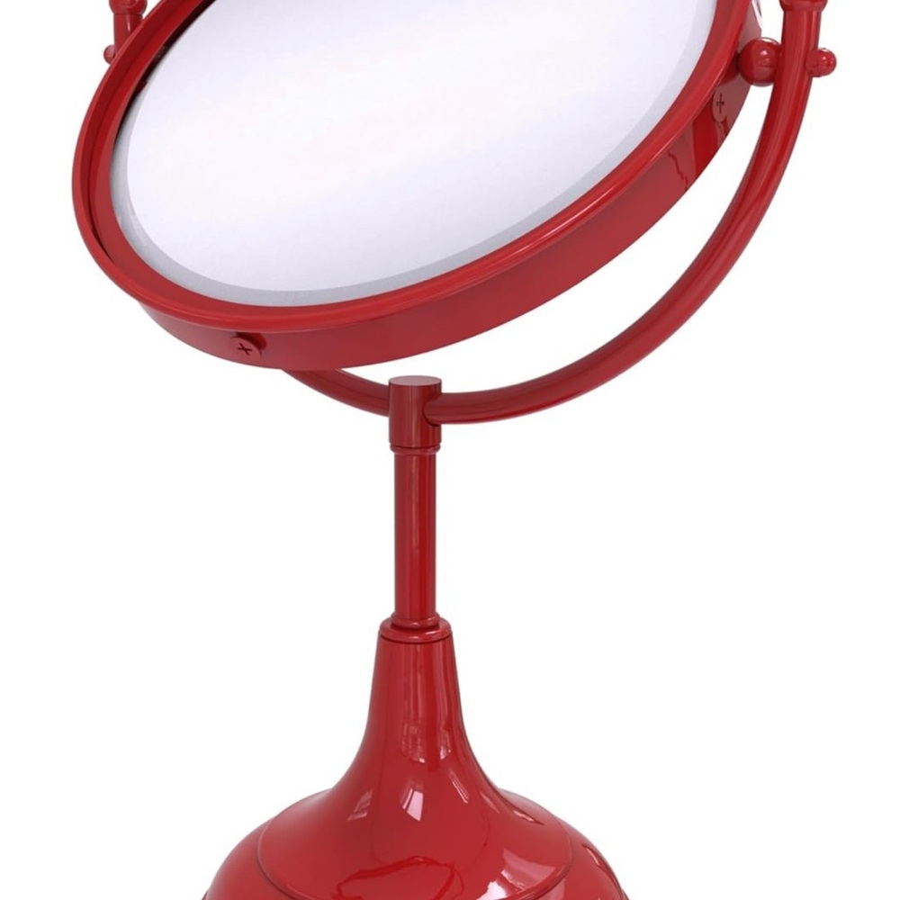 Red Vanity Mirror